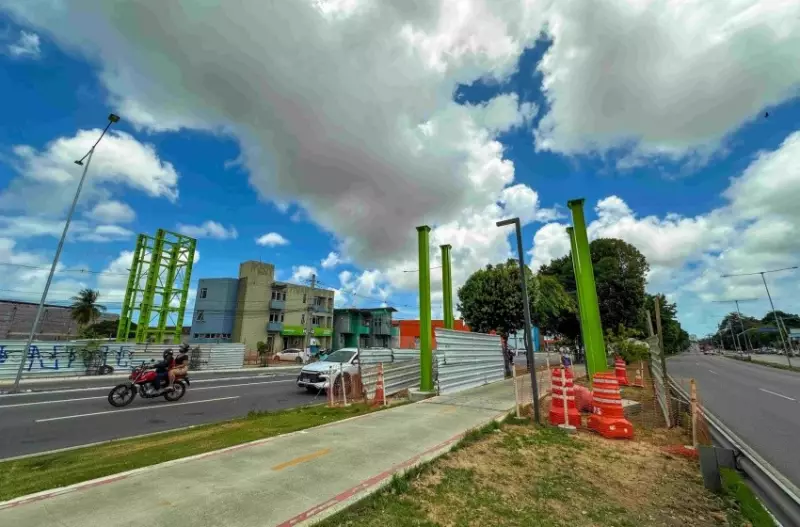 Maceió terá trânsito alterado: Nova passarela na Durval de Góes Monteiro exige interdições