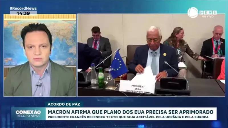 Macron critica plano de paz dos EUA para Ucrânia e pede melhorias