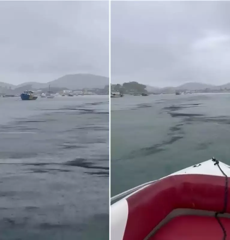 Mancha de óleo na Ilha do Japonês em Cabo Frio mobiliza equipes ambientais