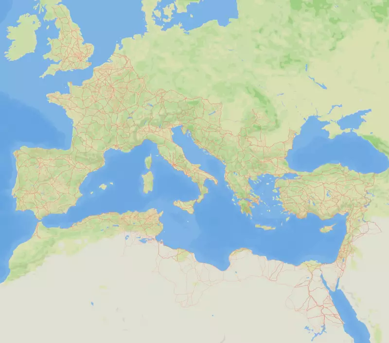Mapa Digital Revela: Império Romano Tinha 100 mil km a Mais de Estradas do que se Imaginava