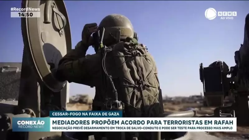 Mediadores propõem acordo para militantes em Rafah após trégua em Gaza