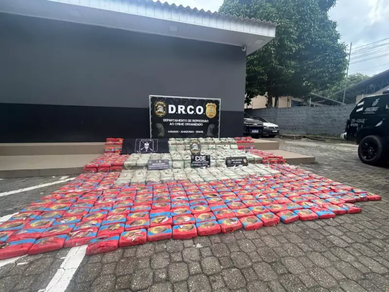 Megaoperação no Amazonas: 700 kg de cocaína apreendidos após confronto no Rio Solimões