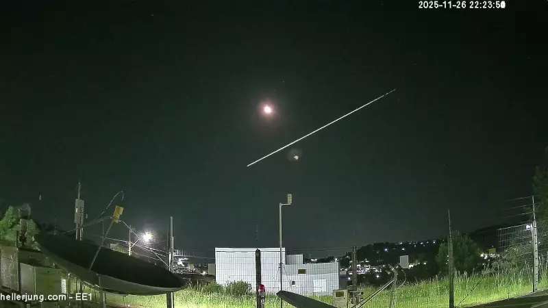 Meteoro de magnitude -2 ilumina céu do RS em 2,4 segundos