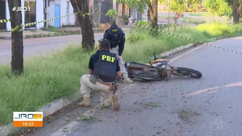 Motociclista de 38 anos morre em acidente na Avenida Imigrantes em Porto Velho
