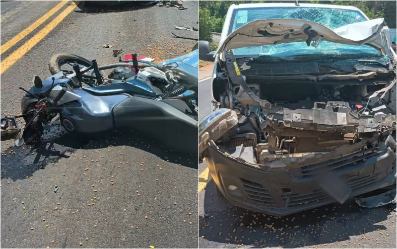 Motociclista de 62 anos morre em colisão frontal na BR-265 em Lavras