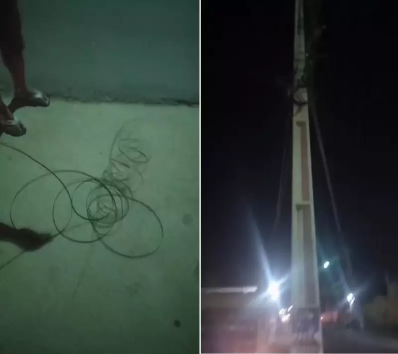 Motociclista escapa de tragédia por fio solto em Búzios