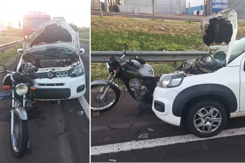 Motociclista morre em acidente na SP-270 após colisão traseira; motorista fugiu
