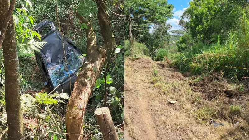 Motorista de 47 anos morre ao cair em barranco na MG-164 em Itapecerica