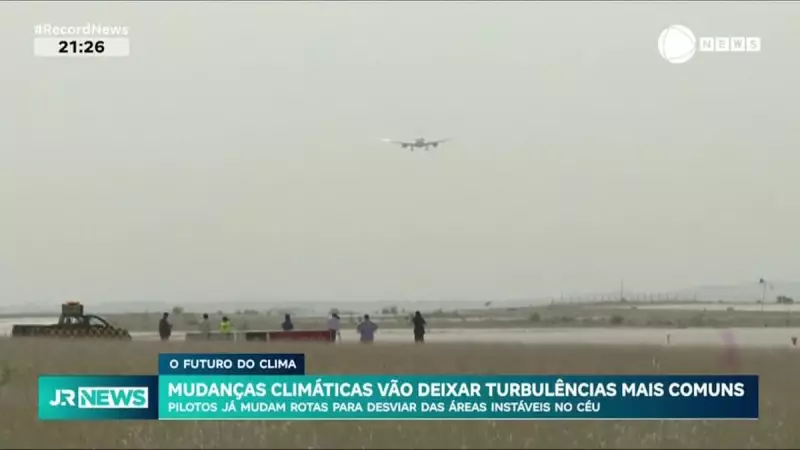 Mudanças climáticas aumentam turbulências em voos; pilotos mudam rotas