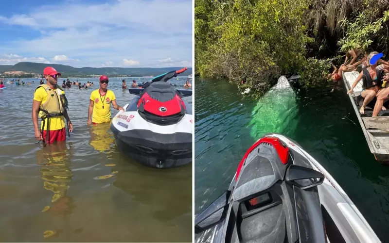 Naufrágio em Rifaina fere 2 mulheres; 5 escapam ilesos