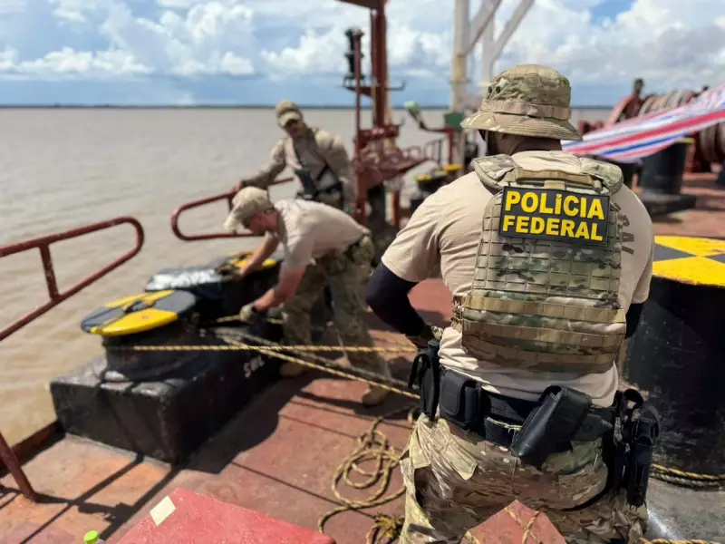 Navio com 480 kg de cocaína é interceptado no Amapá rumo ao Oriente Médio
