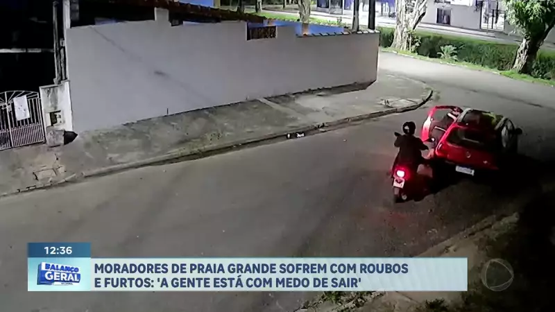 Onda de roubos em Praia Grande (SP) preocupa moradores à noite