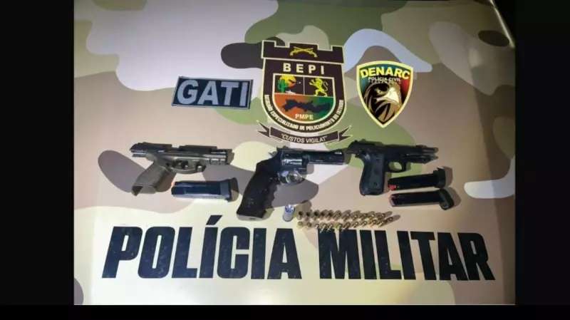 Operação policial em Paranatama deixa 3 mortos e apreende armas