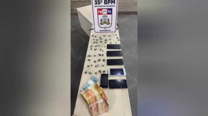 Operação policial prende casal e apreende drogas em Santarém