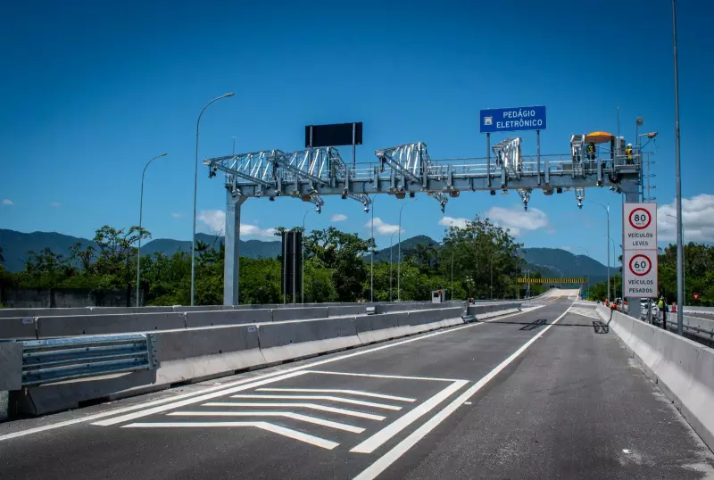 Pedágio Free Flow na Dutra começa 6 de dezembro com tarifas de R$ 1,37