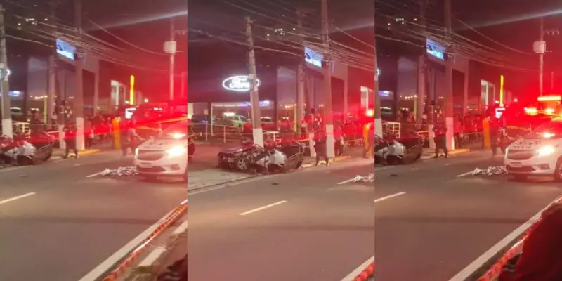 Perseguição policial termina em tragédia: um morto e um ferido grave em acidente em Mogi das Cruzes
