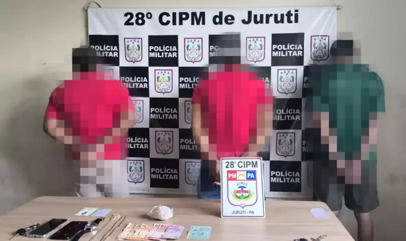 PM prende 4 e apreende 197 porções de drogas em Juruti, Pará