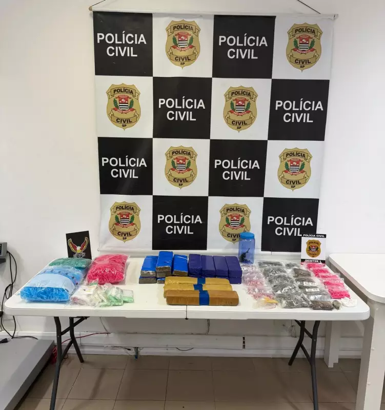 Polícia apreende quase 15 kg de drogas em São José dos Campos