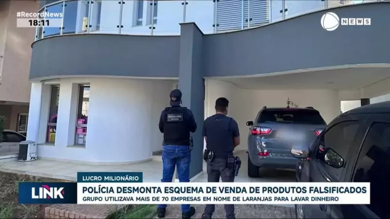 Polícia desmantela esquema de R$ 12 milhões em produtos falsos