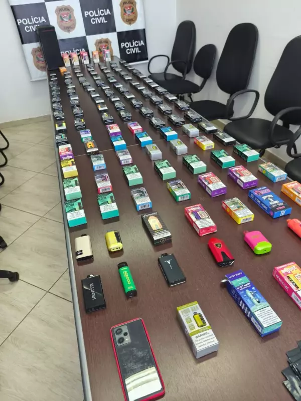 Polícia desmonta central de venda de cigarros eletrônicos em Piracicaba