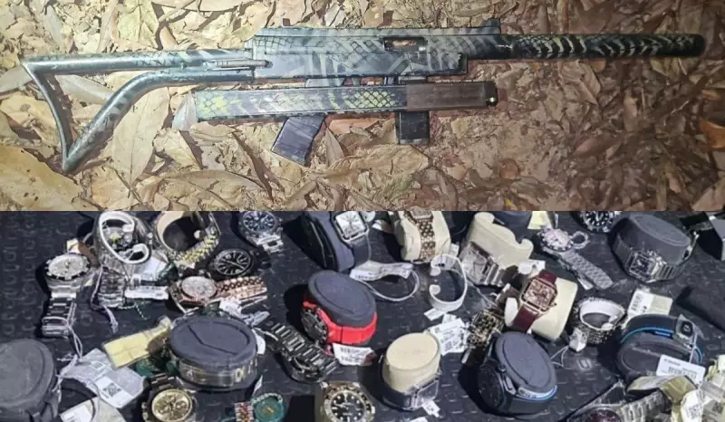 Polícia recupera 37 relógios de luxo roubados em Campinas e apreende arma