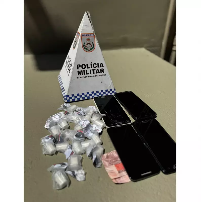 Porteiro de 67 anos preso por tráfico de drogas em condomínio de Petrópolis