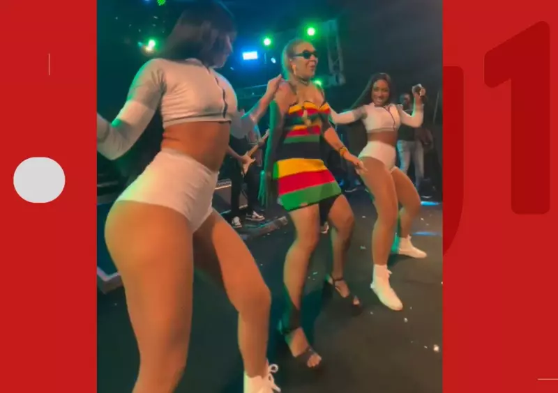 Prefeita da Bahia 'quebra tudo' no palco com banda La Fúria em show