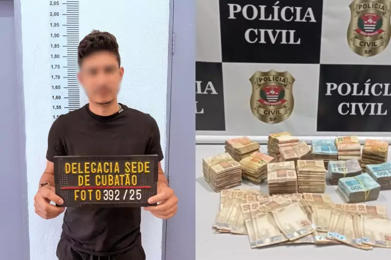 Preso suspeito de lavar R$ 114 mil do tráfico em restaurantes