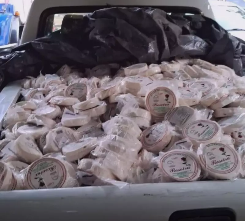PRF apreende 750 kg de queijo sem refrigeração no Maranhão