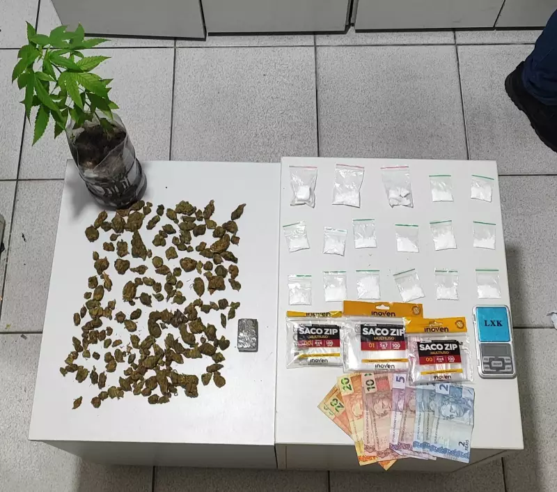 Prisão por tráfico em Lagarto: homem é detido com drogas e balança