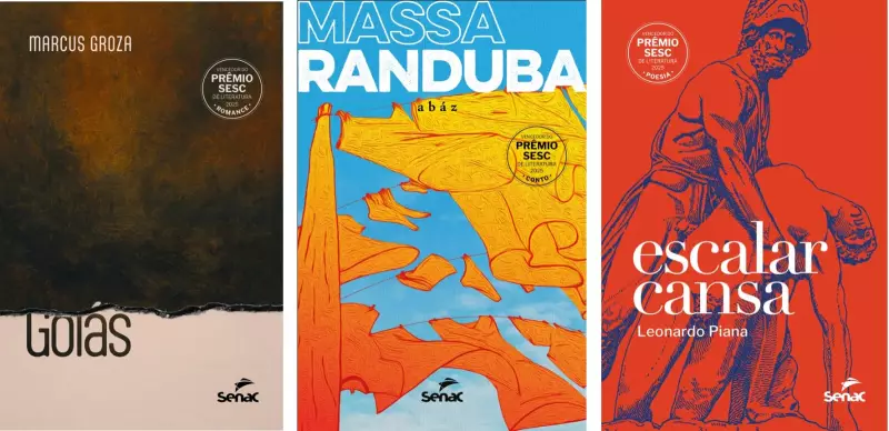 Prêmio Sesc de Literatura 2025 revela capas dos livros vencedores