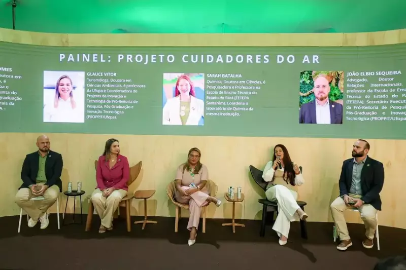 Projeto Cuidadores do Ar apresenta rede de monitoramento na COP30