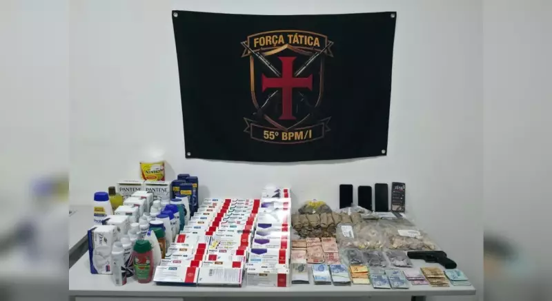 Quadrilha presa com R$ 47 mil em medicamentos roubados em Sorocaba