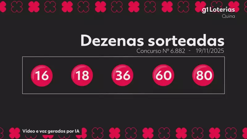 Quina 6882: Prêmio acumula em R$ 5 milhões após ninguém acertar os 5 números