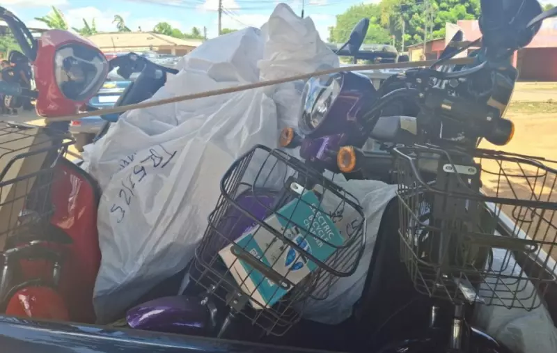 Receita apreende 7 bicicletas elétricas ilegais em Roraima