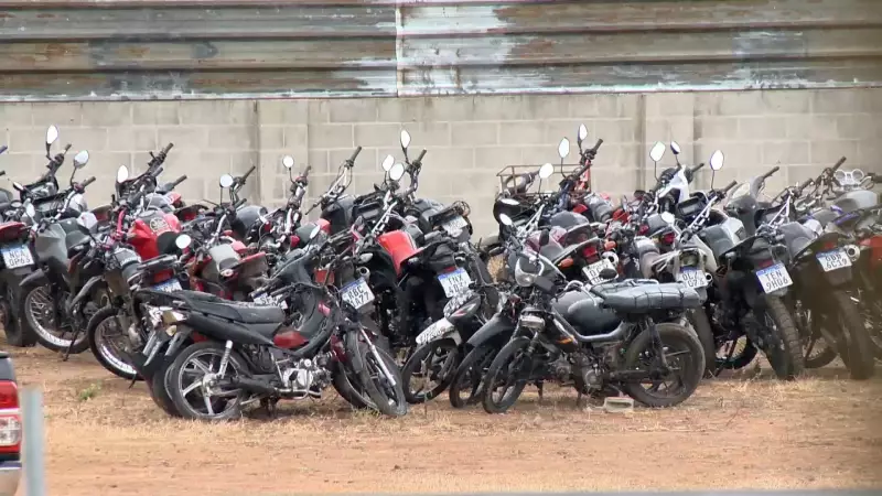 Roubo no Detran-ES: 17 criminosos roubam 12 motos em Cariacica