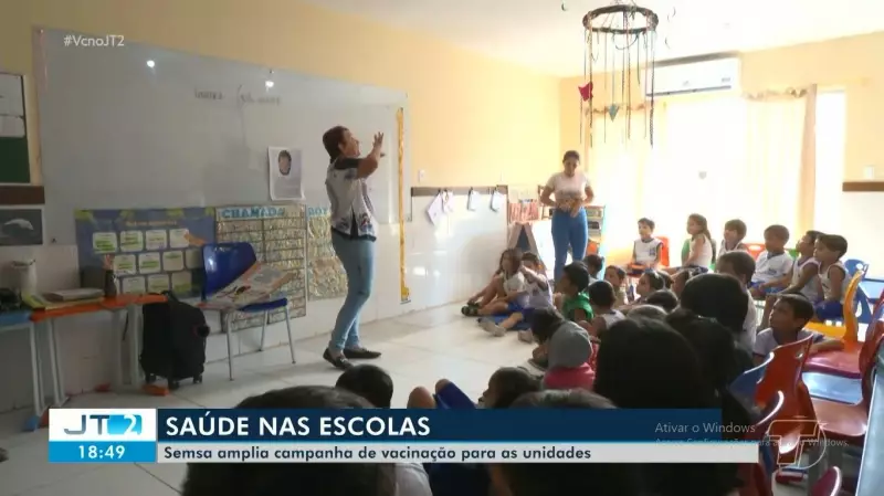 Santarém intensifica vacinação em escolas com 200 crianças no Cemei