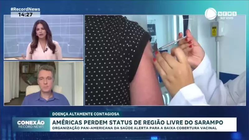 Sarampo retorna às Américas: cobertura vacinal cai para 79% em 2024