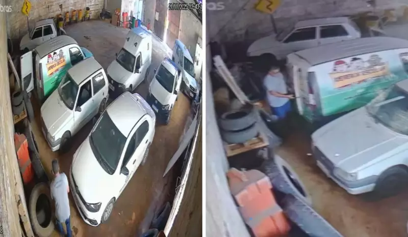 Servidor é afastado por furtar pneus de pátio municipal em Pinhalzinho