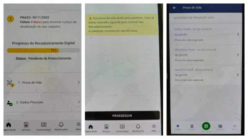 Servidores de SP enfrentam instabilidade em prova de vida digital