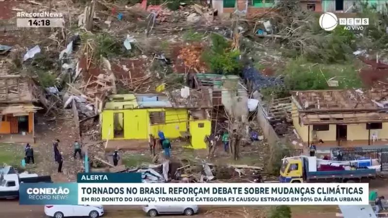 Sextupla formação de tornados no Brasil acende alerta climático