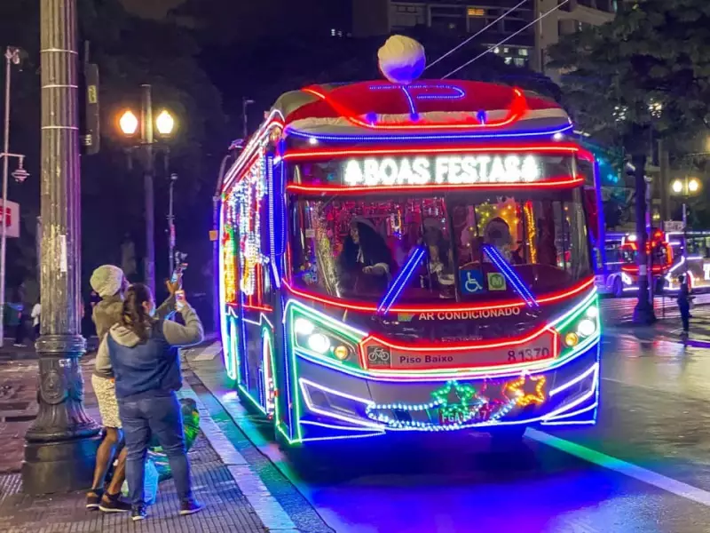 SP lança ônibus natalinos: 2 linhas para ver decorações pela cidade