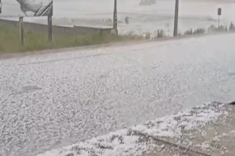 Tempestade de granizo fere 136 e causa destruição em Erechim