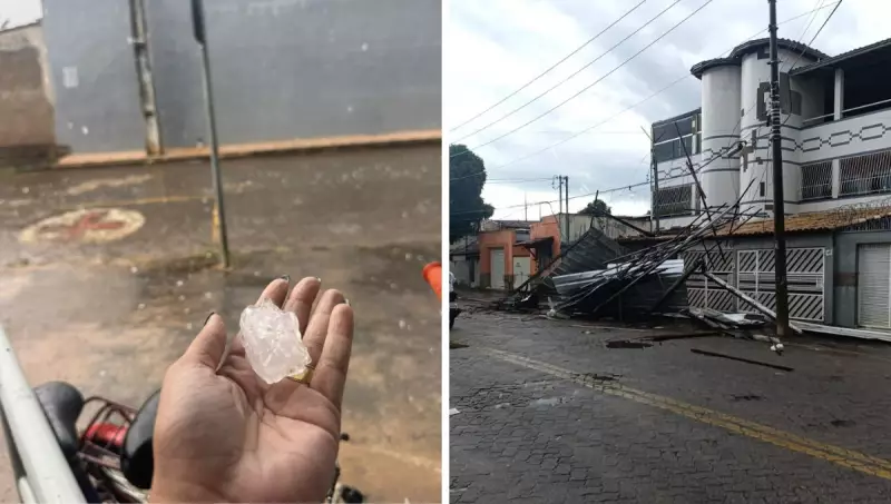 Temporal com granizo e acidentes marcam semana no Leste de MG