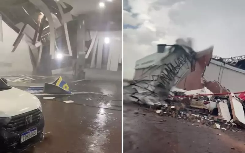 Temporal em Rio Verde: 80 mm em 20 min e ventos de 92 km/h causam destruição