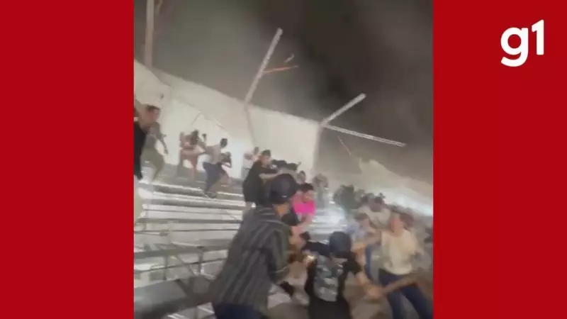 Temporal fere 3 e derruba arquibancada em treino da Stock Car em Cuiabá