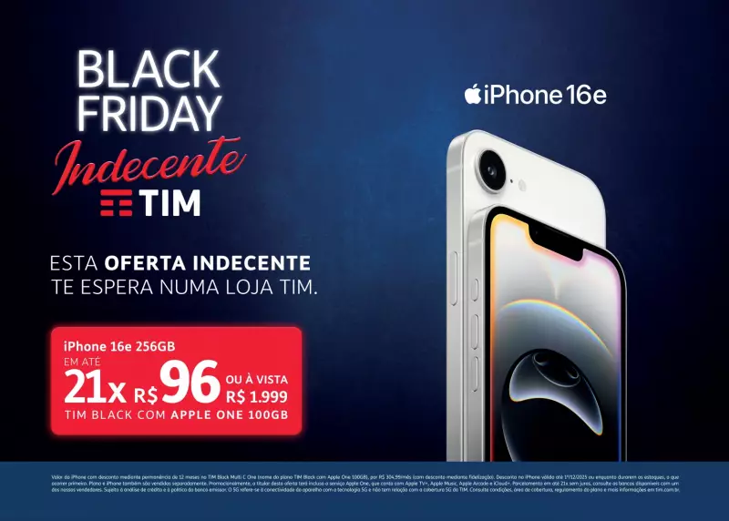 TIM amplia Black Friday com PS5 a R$ 1.999 e oferta indecente