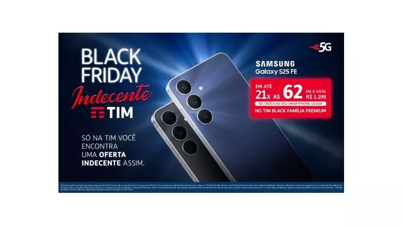TIM lança Black Friday Indecente com iPhone 16e por 21x R$96