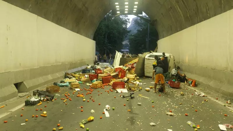 Túnel Zuzu Angel no Rio: Acidente Interrompe Tráfego e Deixa Feridos