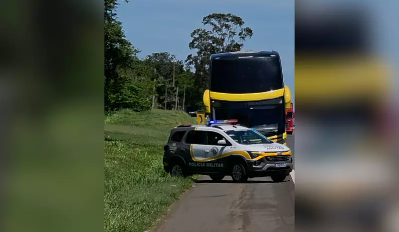 Torcedores do Flamengo têm ônibus interceptados por não pagamento em posto